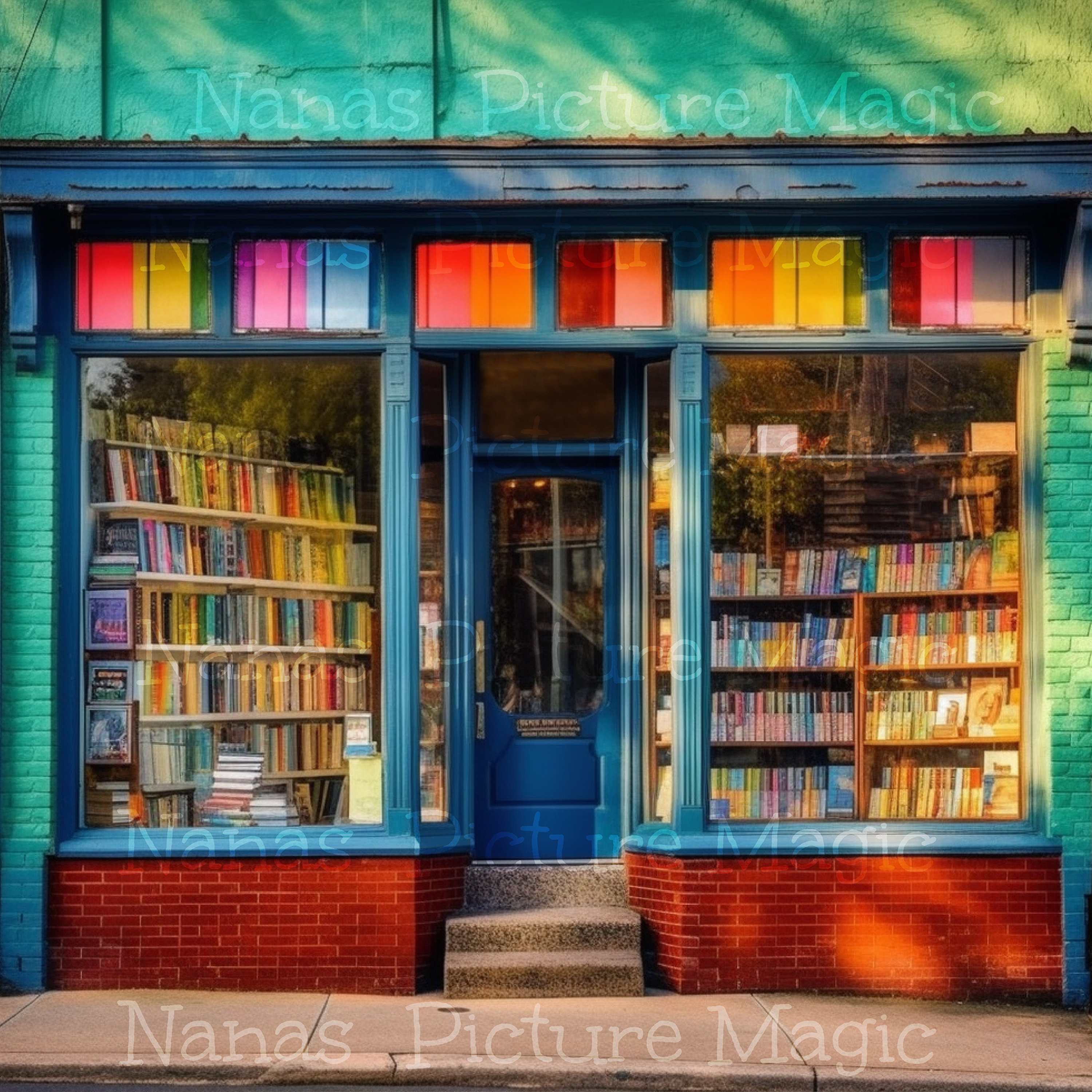 8 BOOKSTORE BACKGROUNDS BACKDROPS Digital Download Etsy