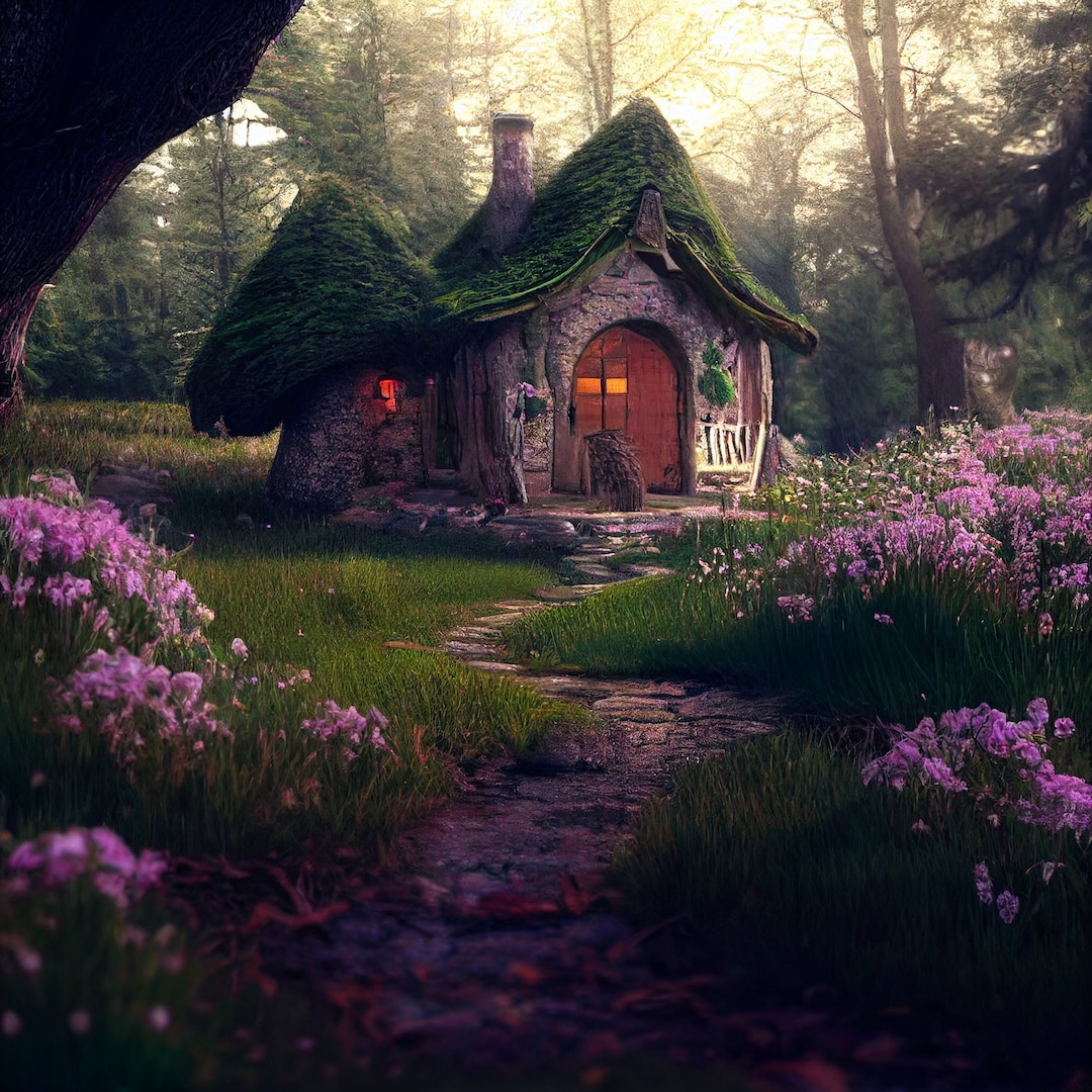 15 FAIRY HOUSES Digital Composite Overlay (Download Now) Etsy