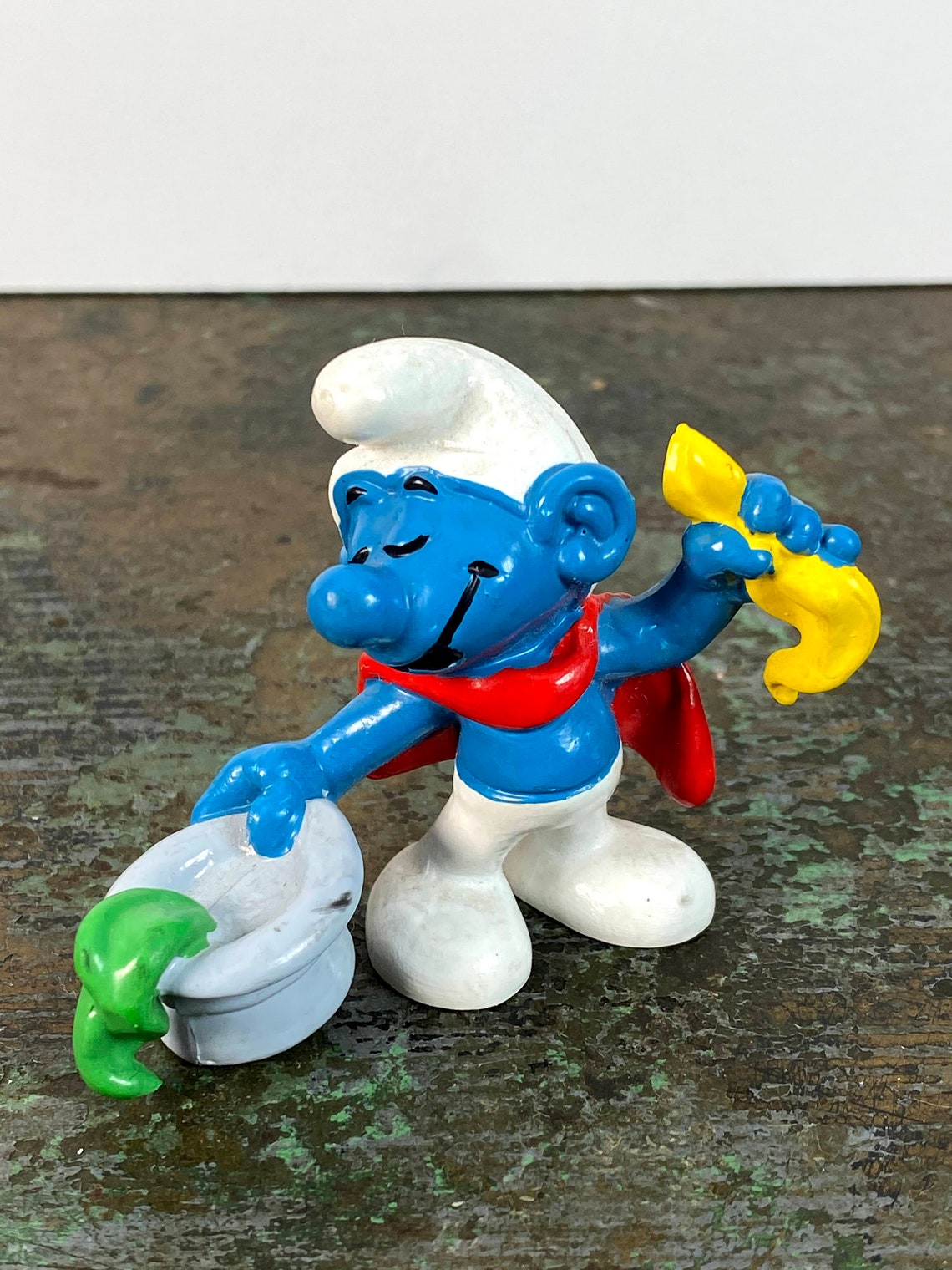 Magician Smurf Magic Smurf Smurf figurine Action figures Etsy