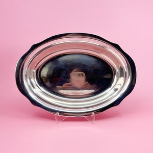 Vintage Gorham Silver Plate Oval Vegetable Dish: Formal Table Decor
