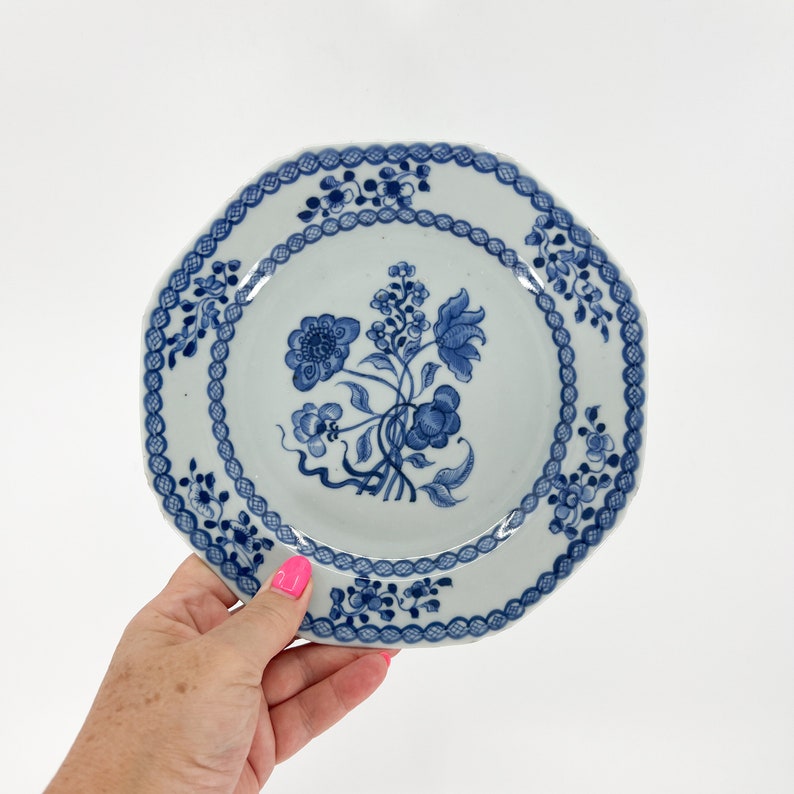 Chinese Porcelain Blue and White Antique Plate. Kangxi Period. Etsy