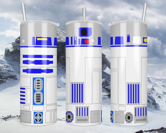 Set of 3 STAR WARS STRAW CUPS Tumblers R2D2, 3-CPO & Storm Trooper