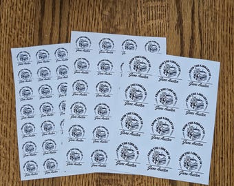 Customized "From the Library of" Book Stickers - 3 sizes - 2 finish options, Book Lover Gift, Reader Gift