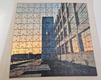 Personalized Photo Jigsaw Puzzle, Custom Wooden Gift, 144 Pieces