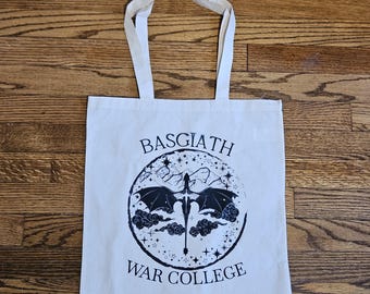 Almost Perfect Fourth Wing Inspired Tote Bag, Book Lover Gift, Reader Canvas Bag, Librarian Gift, Book Club Tote, Basgiath War College Tote