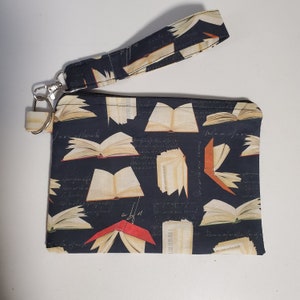 20 Print Choices! Book Themed Phone Wallet - Clutch - Purse - Wristlet