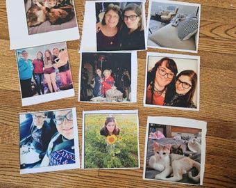 Custom Photo/Quilt Square - Print your photos on fabric - Polyester Photo Square - Pets, Friends, Family photos on fabric for sewing