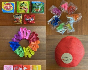 Handmade Surprise Ball- great stocking stuffer or party favor!