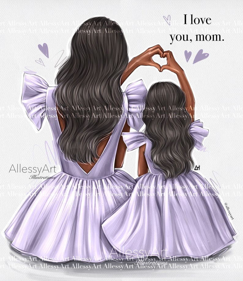 Descarga instantánea Te amo mamá amor de madre e hija - Etsy México Descarga instantánea Te amo mamá amor de madre e hija - Etsy México