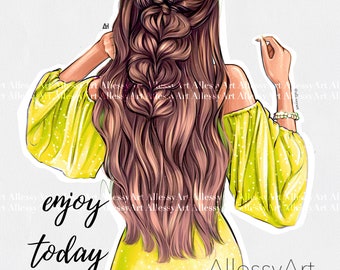 Instant Download Fashion Illustration enjoy Today White - Etsy Canada Instant Download Fashion Illustration enjoy Today White - Etsy Canada