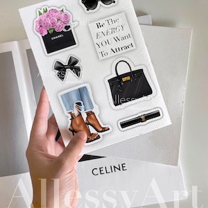 Digitale Sticker Pack Wunschliste Motivationszitate Personalisierte Inspirierende Kunst Affirmationen Druckbare Aufkleber Blatt Frau Inspirierende PNG