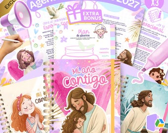Christian Planner 2027, Editable Printable Devotional Journal (A5)