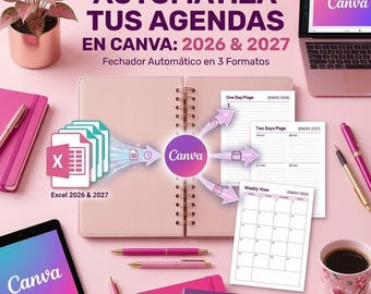 Canvaで2026～2027年プランナー用の日付を自動生成（Excelファイル付き）