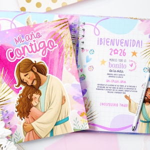 2026 Christian Devotional Planner, Illustrated A5 Bible Study Journal (Editable Canva Template) image 5