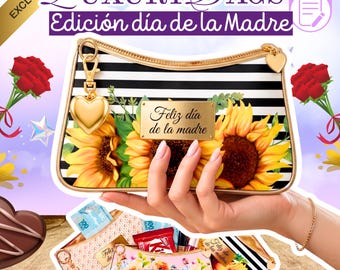 Modelli di trousse floreali, 50 design per Canva, pochette fai da te per la festa della mamma (download digitale)