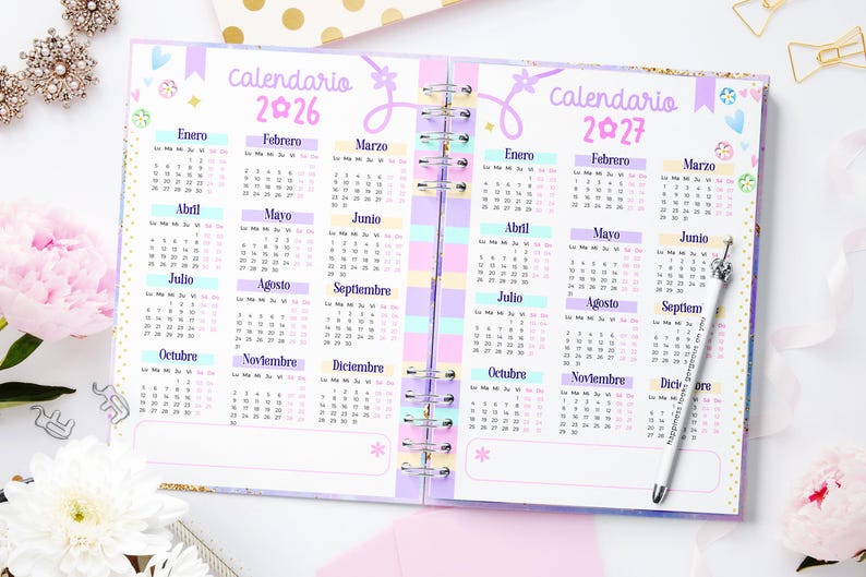 2026 Christian Devotional Planner, Illustrated A5 Bible Study Journal (Editable Canva Template) image 12