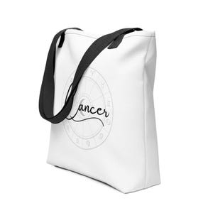 Cancer Zodiac All-Over Print Tote Bag | Astrology Tote | Cancer Gift | Horoscope Lover Bag | Water Sign Accessory