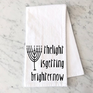 Toalha de chá de Hanukkah leve e inspirada em Phish da Chalkdust Couture