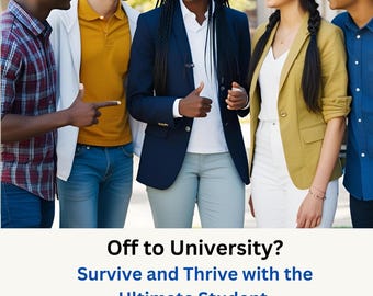 University Student - Survive and Thrive with the Ultimate Checklist Starter Pack! From packing, shopping to meal plans - you're covered!