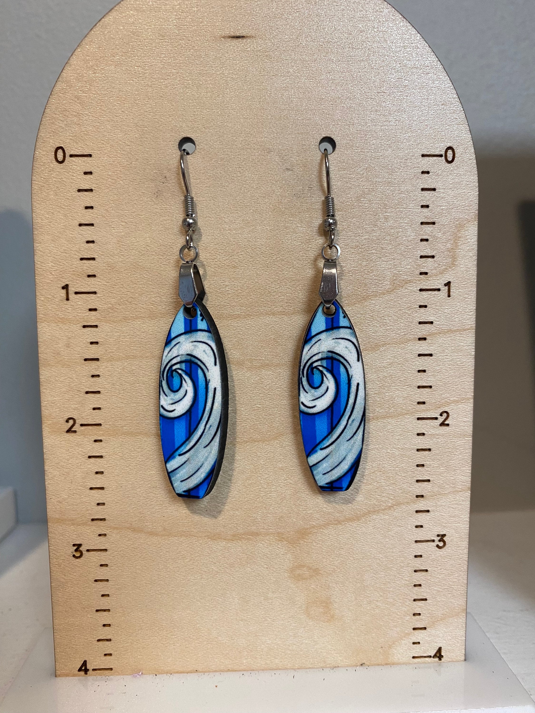 Surfboard Earrings, Surf Jewelry - Etsy