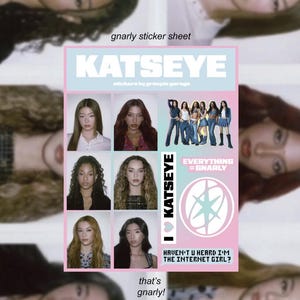 Katseye Gnarly Stickers - Etsy