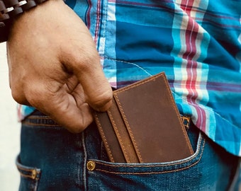 Tarjetero personalizado, Tarjetero personalizado, Tarjetero de cuero personalizado, Tarjetero de cuero fino, Tarjetero de cuero para tarjetas de crédito