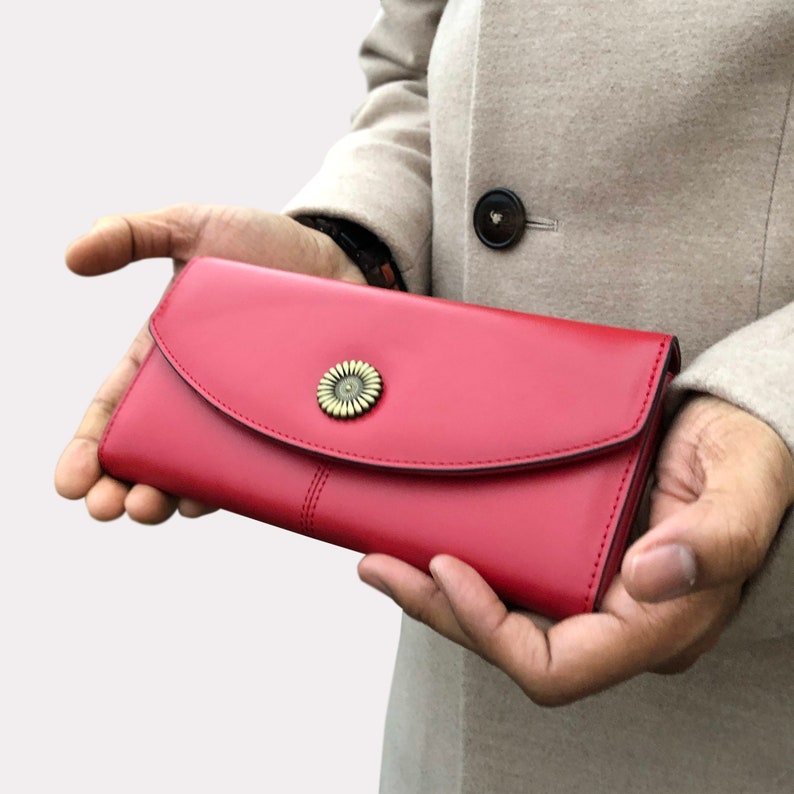 Personalised Wallet Woman Tri Fold Ladies Wallet Ladies Etsy