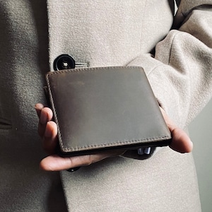 Personalizar billetera hombres, personalizar billetera de regalo personalizar billetera de cuero regalo de aniversario de cuero billetera grabada billetera de cuero de los hombres