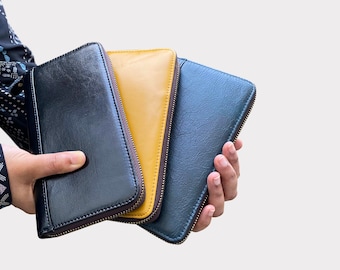 Moederdagcadeau, leren portemonnee vrouw RFID, dames portemonnee leer, dames portemonnee portemonnee, dames portemonnee, dames portemonnee leer