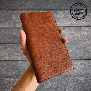 Portefeuille en cuir pour femme, pochette en cuir pour femme, pochette en cuir marron pour femme, pochette en cuir pour femme, cadeaux pour elle