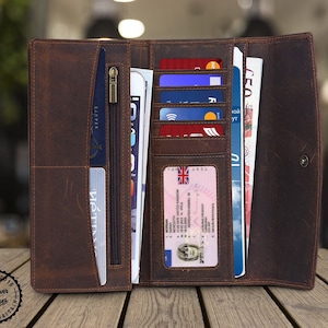 Trifold Wallet for Women, Leather Ladies Wallet and Purse, Womens Wallet Womens Wallet Leather, Womens Leather Wallet