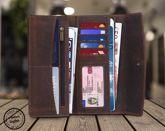 Trifold Wallet for Women, Leather Ladies Wallet and Purse, Womens Wallet, Ladies Wallet Leather, Womens Leather Wallet