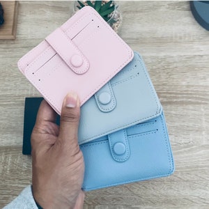 GHGMAO Credit Card Wallets for Women Credit Card Holder Ladies Card Case  Small Genuine Leather Wallets RFID Blocking Female Multi Card Organizer  Purse