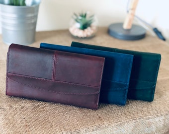 Trifold leather Wallet woman , Ladies Wallet Leather, Ladies Wallet and Purse, Womens Wallet, Leather Wallet Women’s, Womens Leather Wallet