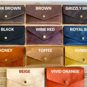 Leather Women's Wallet, Stylish Leather Card Holder for Women, Perfect Gift for Mom, Leather Gift For Her, Leather Wallet For Women