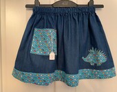Girls lightweight denim skirt
