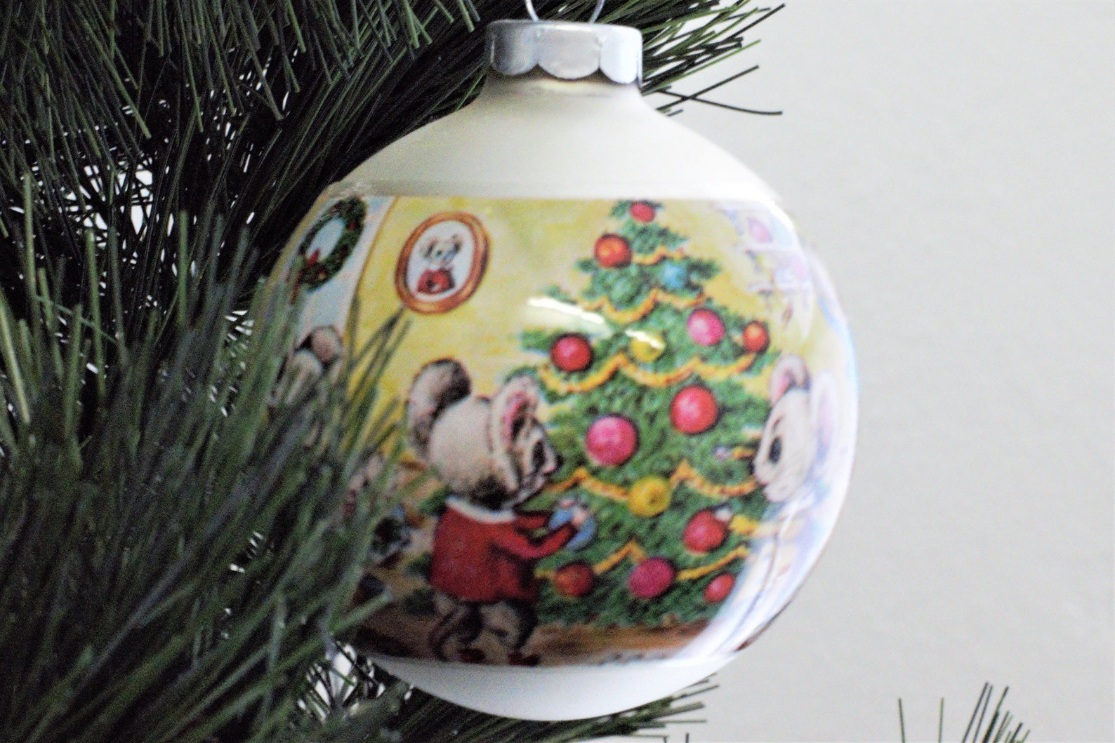 Six Corning Christmas Ornaments Etsy UK