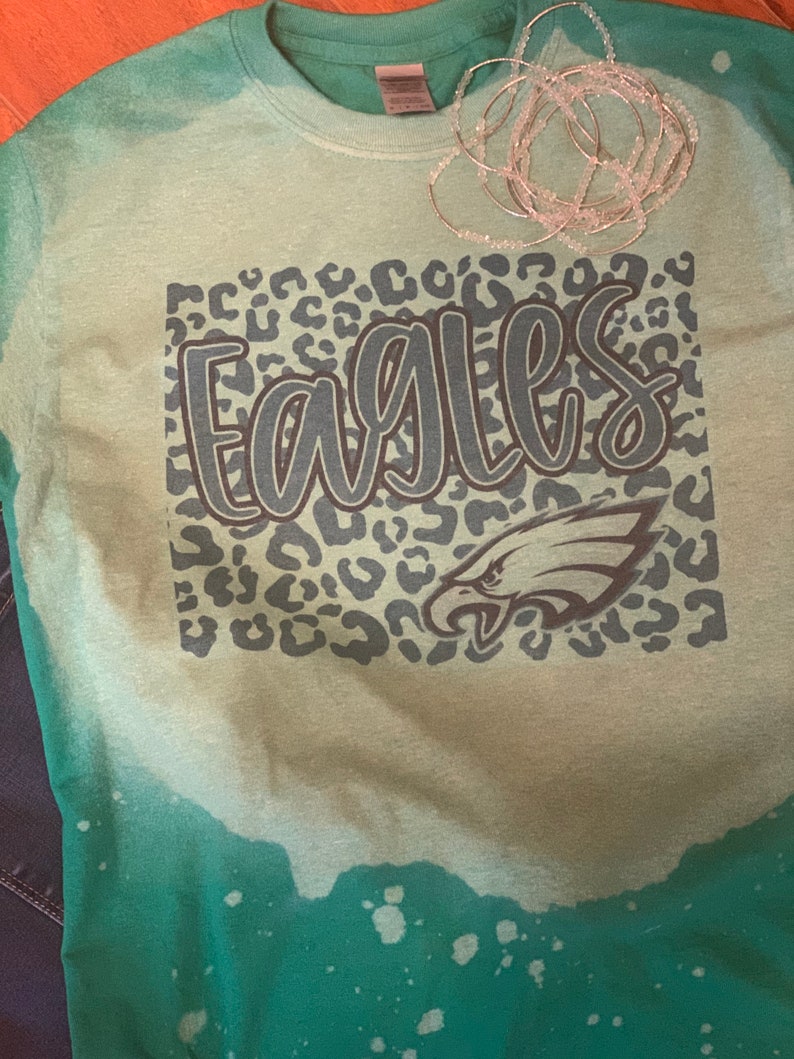 Distressed Eagles Shirt | Etsy