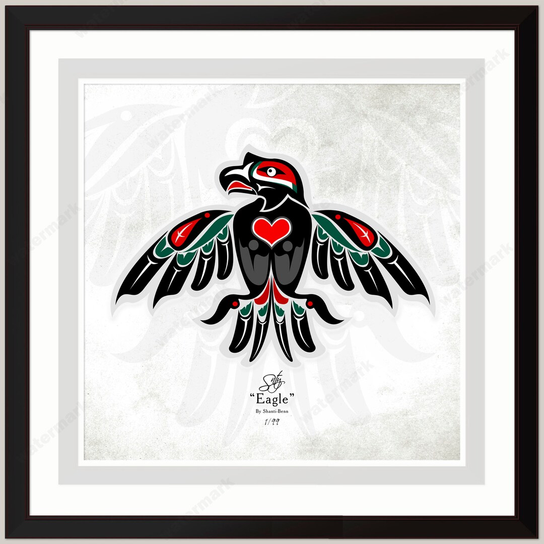 Native Eagle Art Print, Ltd Edition - Etsy