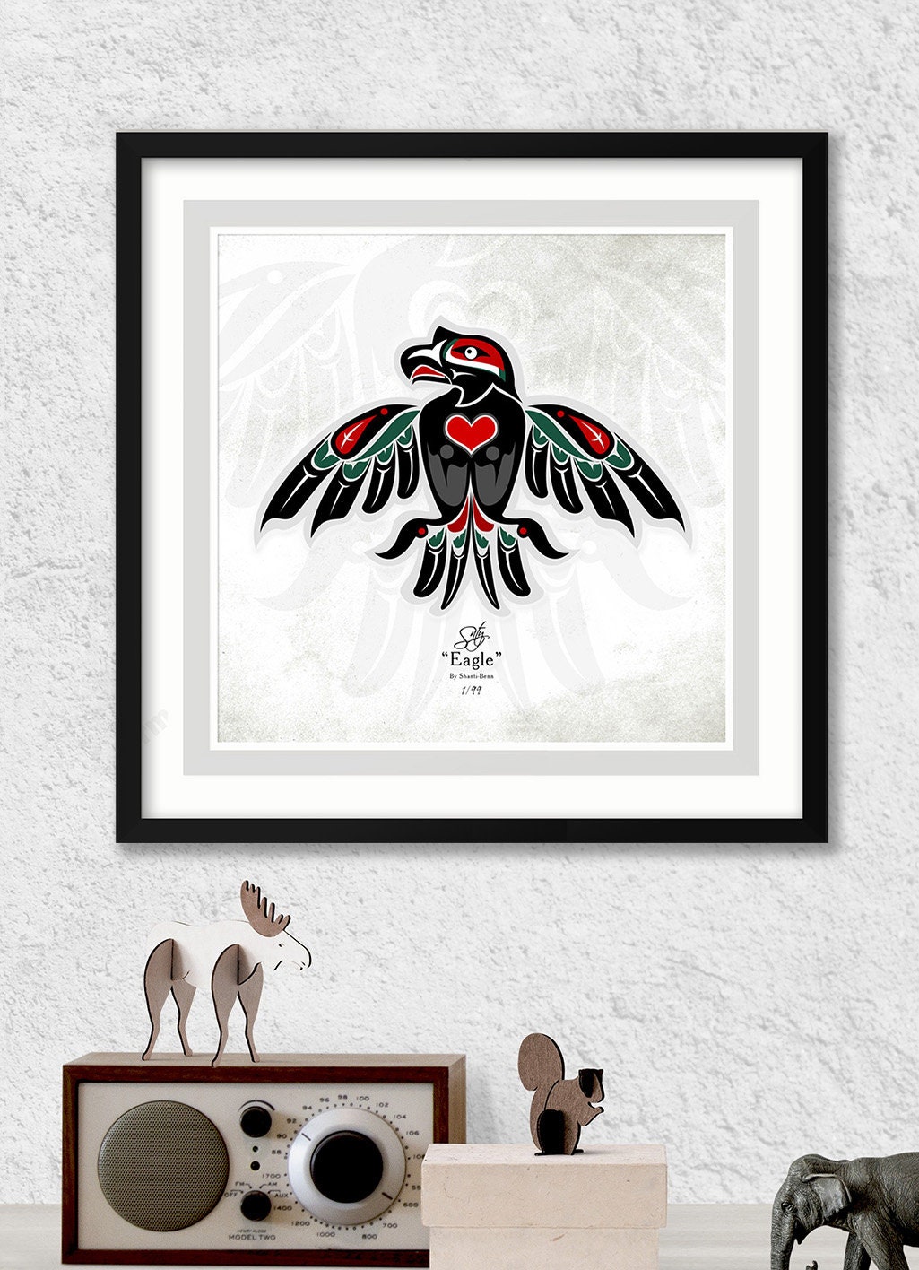 Native Eagle Art Print, Ltd Edition - Etsy