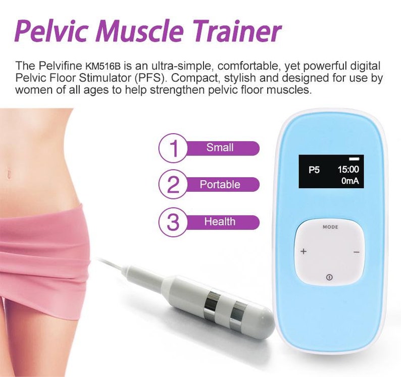 TENS EMS Pelvic floor Muscle Stimulator Vaginal Trainer Kegel Etsy