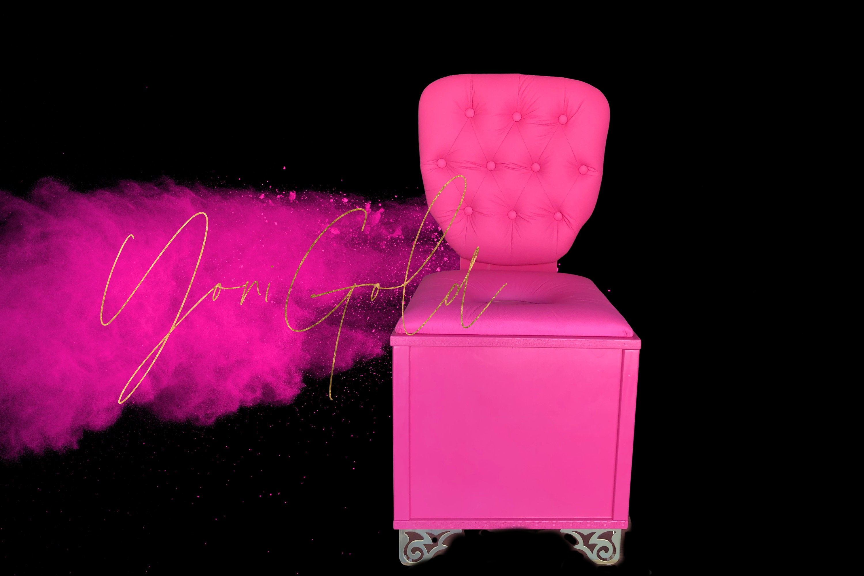 Any Color YONI THRONE Deluxe Steam Sauna Throne Chair with ornate legs