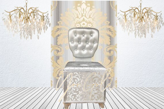 Yoni Throne  Deluxe Steam Sauna Throne Chair, tufted back, cushion seating Custom Vaginal Steam Chair,