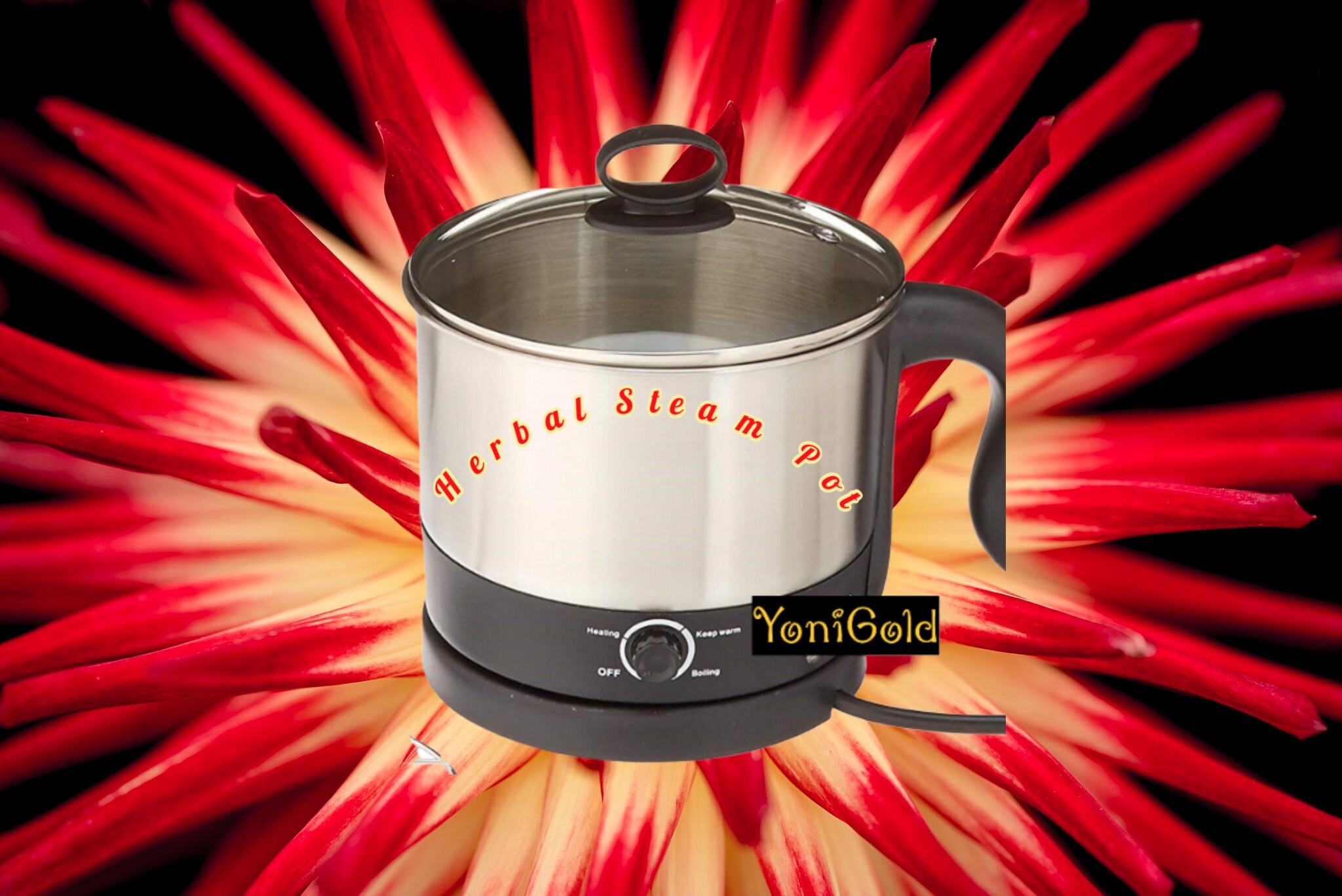 YONI Herb Pot Electric Yoni V Steam Herbal Pot FAST BOIL