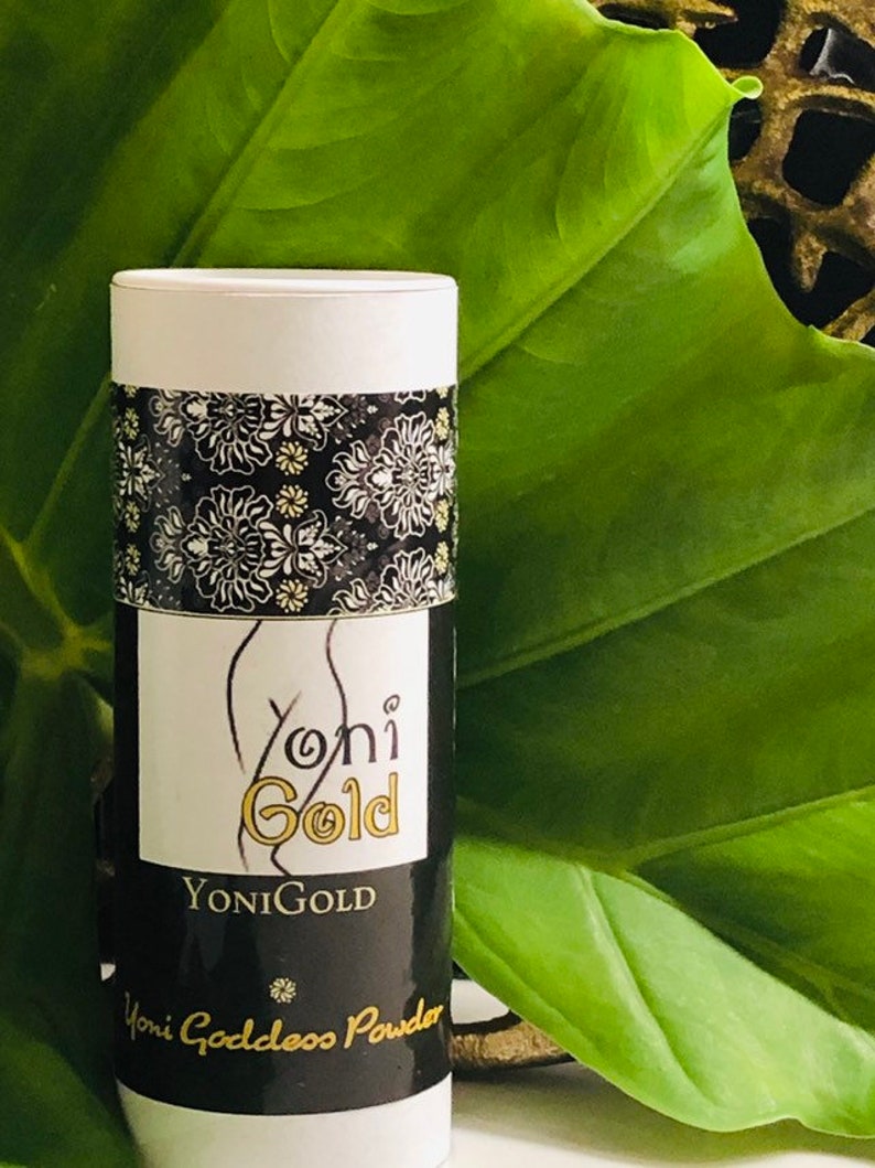 HOLIDAY GIFT Organic Gold Goddess Yoni Powder with Beautiful | Etsy