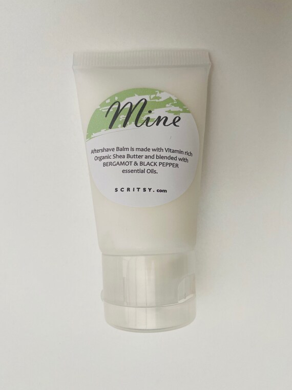 Aftershave Balm Bergamot and Black Pepper Mens Moisturiser Etsy