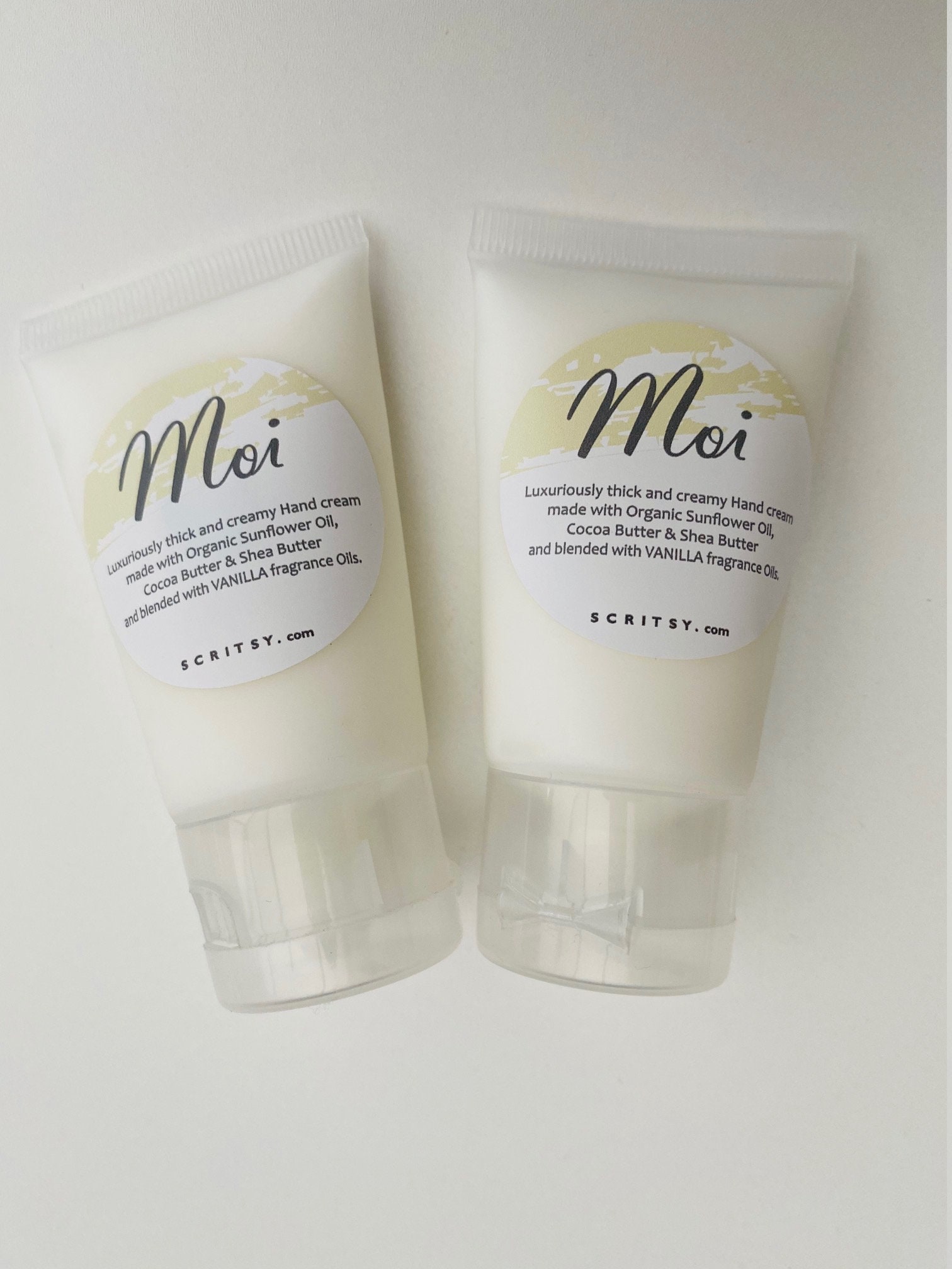 Vanilla Scented Hand Cream Tubes new Etsy Singapore