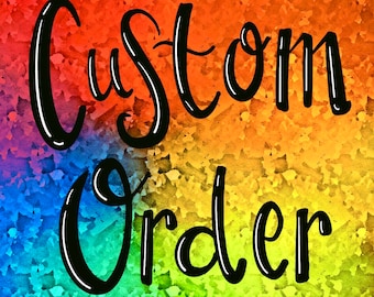 Etsy Custom Order: Personalized Designs