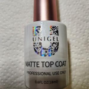 No Wipe Gel Matte Top Coat