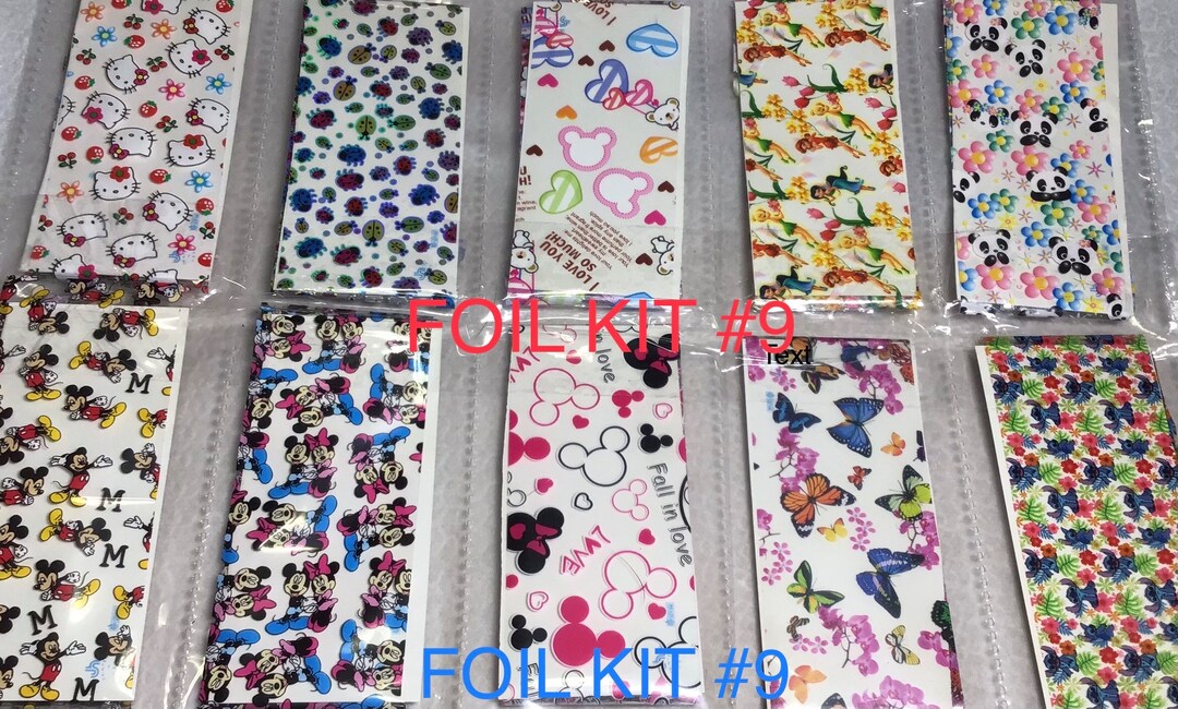Nail Foils Kit #107 - Etsy